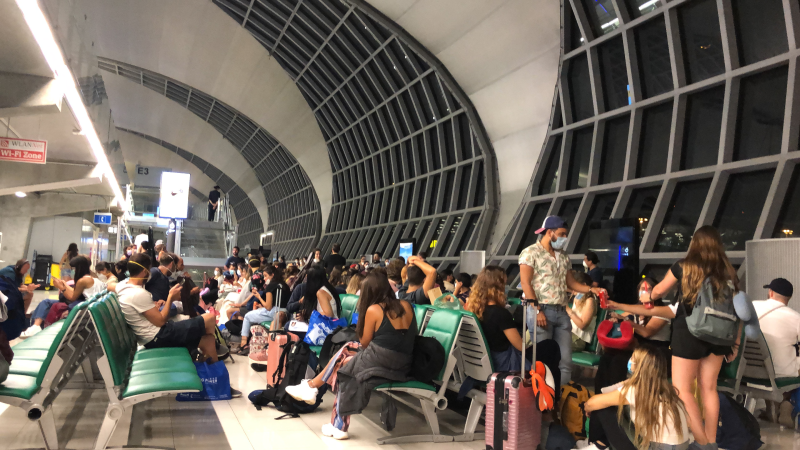 Bangkok departure hall