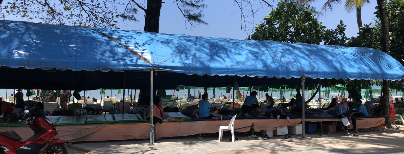 Phuket massage on beach